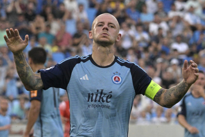 FUTBAL LM: ŠK Slovan Bratislava - FK Struga Trim Lum