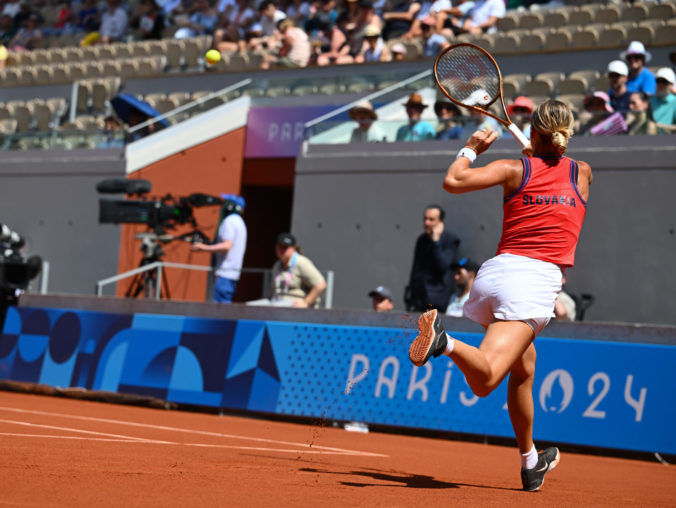 Tenis na olympiáde v Paríži: Anna Karolína Schmiedlová  Jasmine Paoliniová