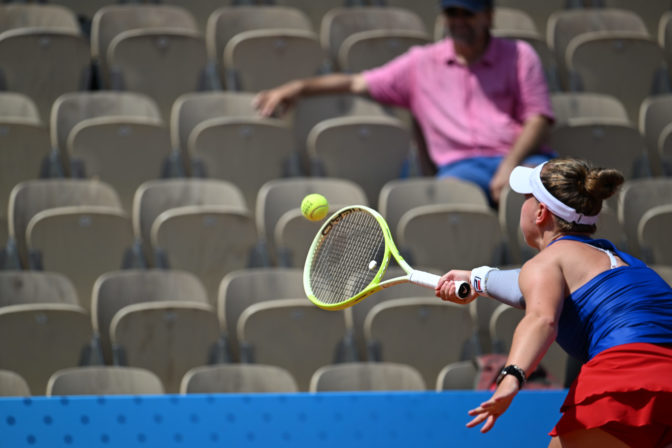 LOH 2024: Tenis ženy štvrťfinále