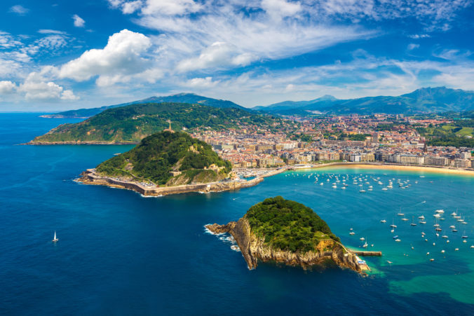 Panoramic view of San Sebastian