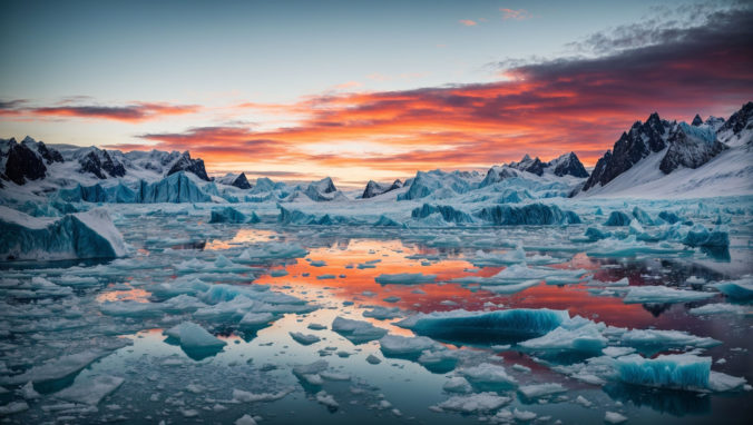 Melting Ice Cap: A Stark Reminder of Climate Change