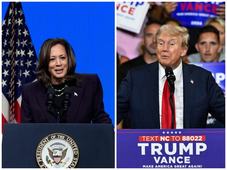 Kamala Harrisová, Donald Trump