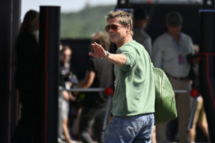 Brad Pitt na Hungaroringu