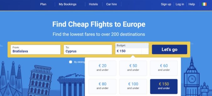 Ryanair Fare Finder