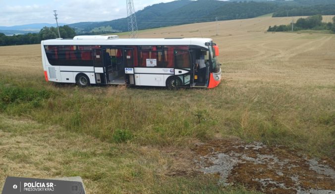 Nehoda autobusu medzi obcami Hrabovčík a Mestisko