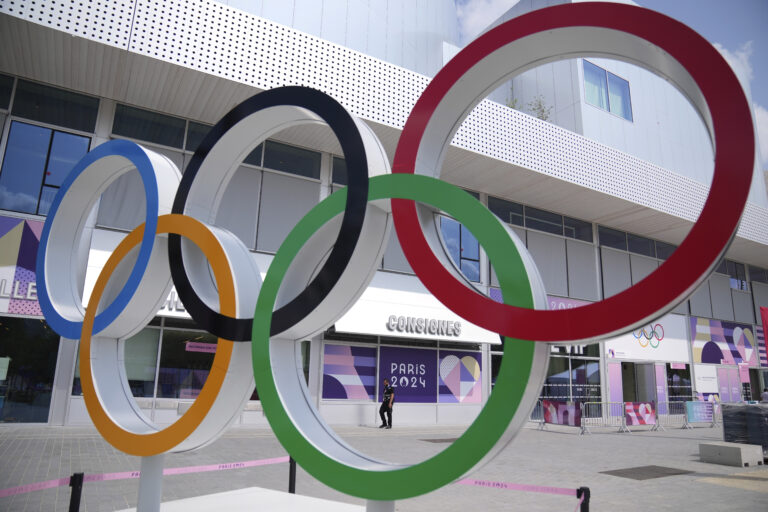 Paríž, olympiáda, olympijské kruhy