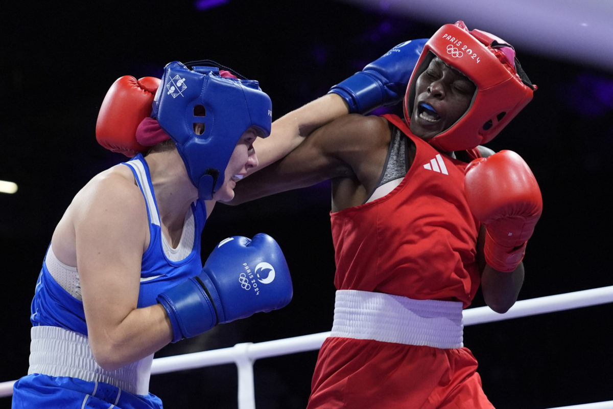 Box (olympiáda v Paríži): Jessica Triebeľová - Alcinda dos Santosová
