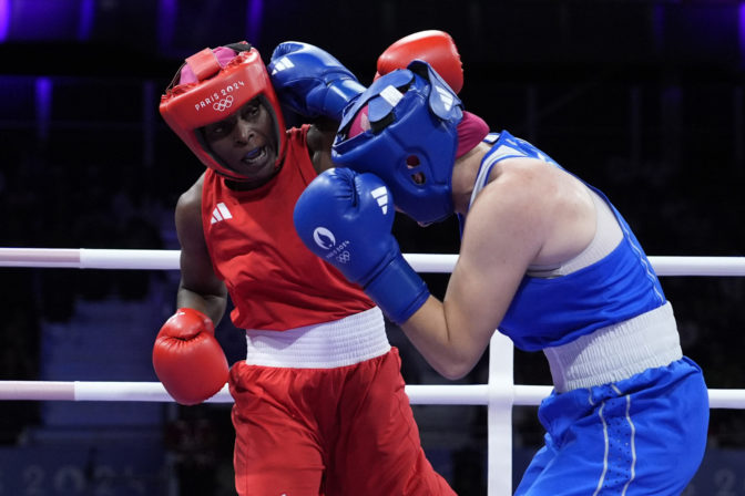 Box (olympiáda v Paríži): Jessica Triebeľová - Alcinda dos Santosová