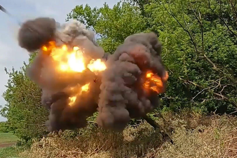 Rusko ukrajinský konflikt, strela