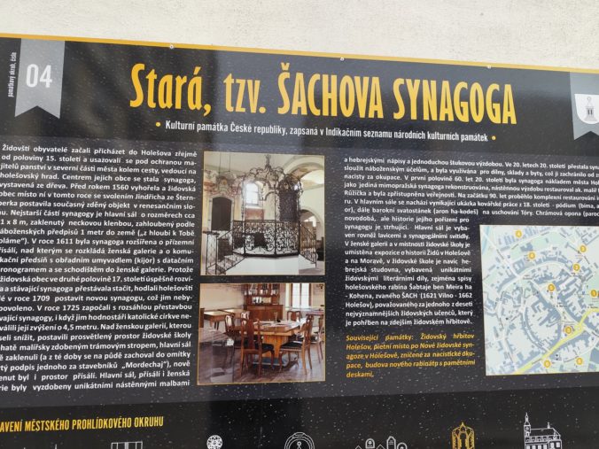 Šachova synagóga a židovský cintorín