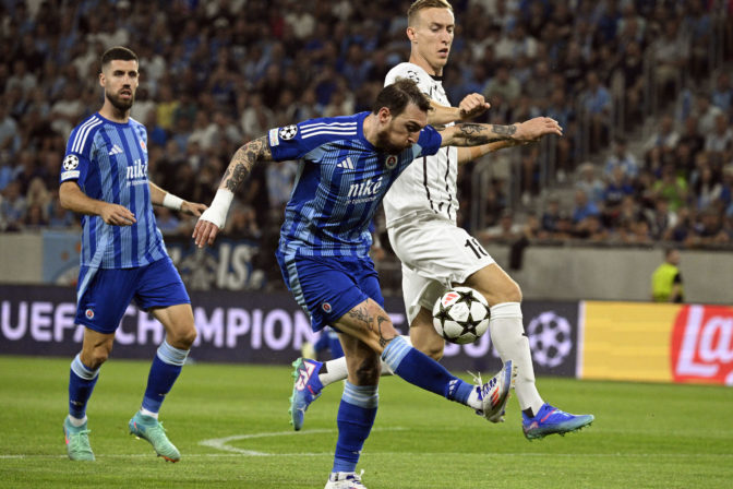 FUTBAL LM: ŠK Slovan Bratislava - FC Midtjylland