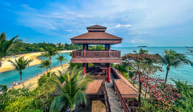 Southernmost Point of Continental Asia at Palawan Beach, Sentosa