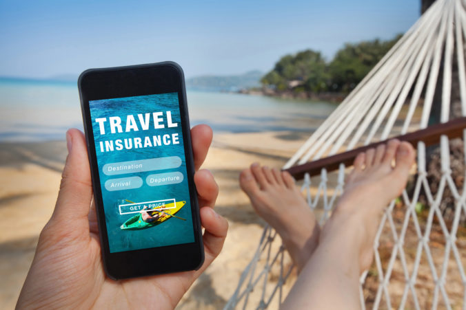 Travel insurance concept