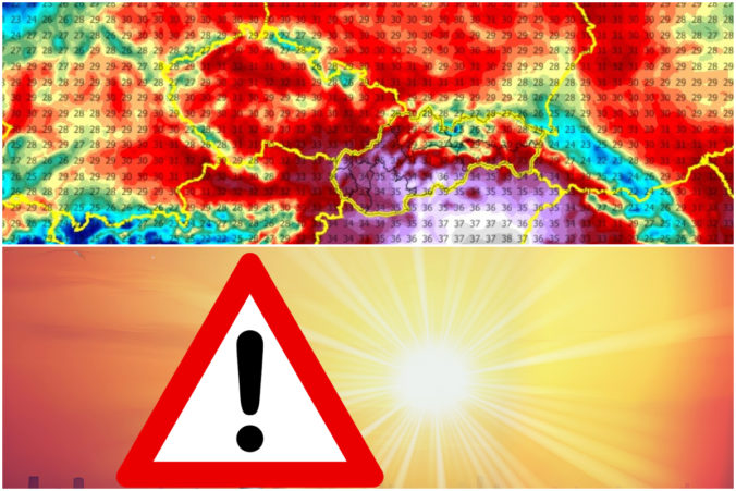 Horúčavy na Slovensku a výstrahy, piatok 16. august 2024