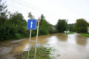 Počasie: Záplavy v Myjave