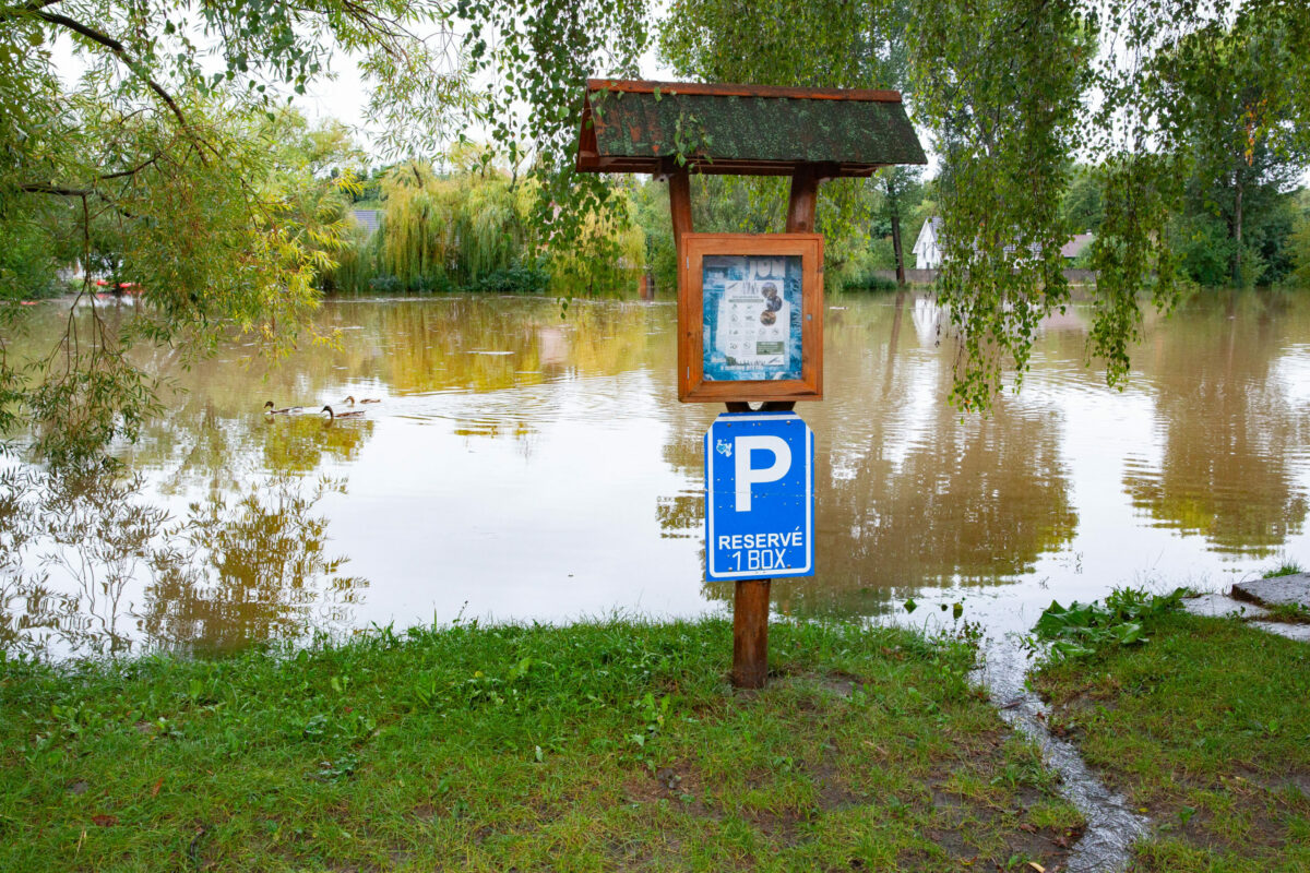 POČASIE: Povodňová situácia v Devínskej Novej Vsi