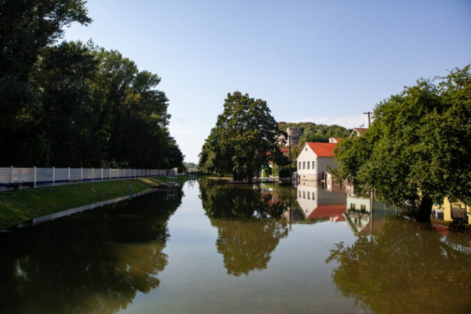 Devín, záplavy, povodne