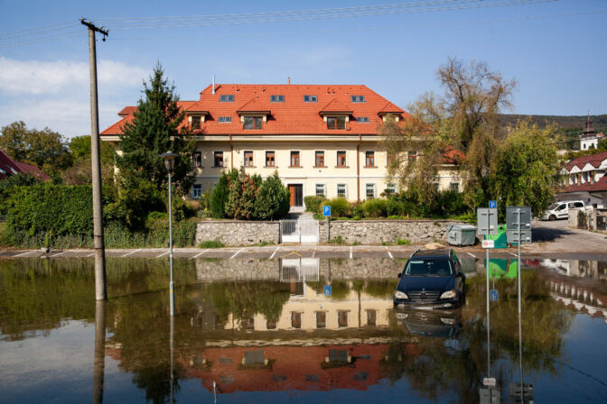 POČASIE: Priesaky povodňových zábran v Devíne