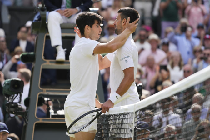 Carlos Alcaraz, Novak Djokovič