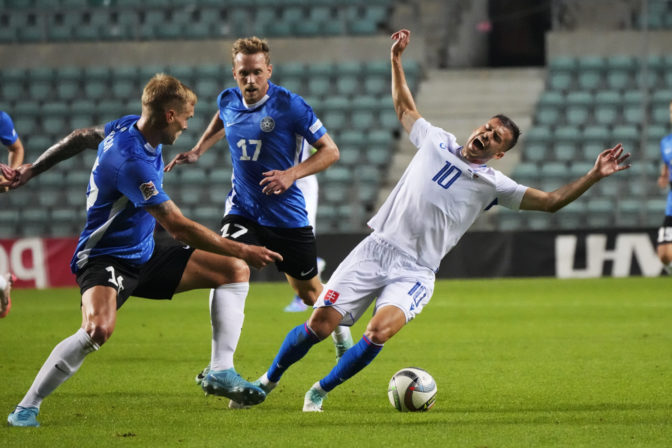 Futbal: Estónsko - Slovensko (Liga národov / C divízia)