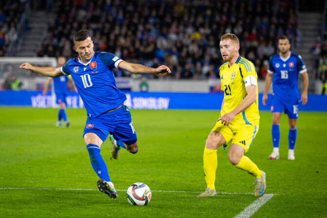 FUTBAL LN: Slovensko - Švédsko