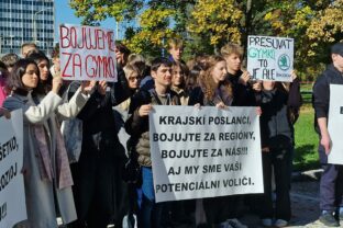 PREŠOV: Protest študentov svidníckeho gymnázia