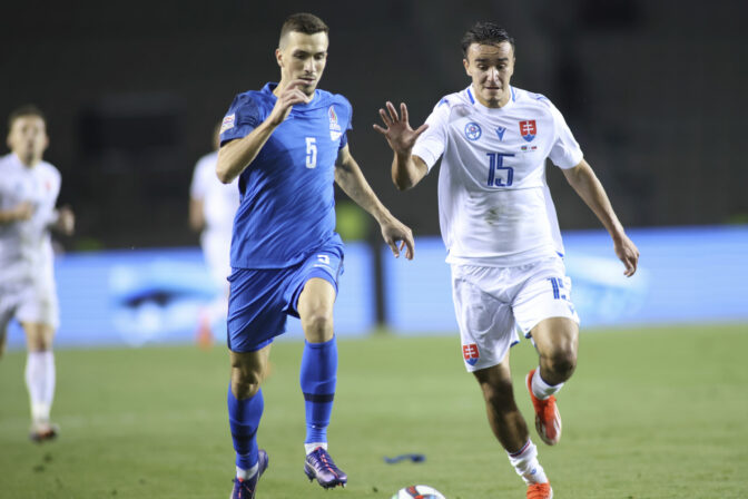 Futbal (Liga národov): Azerbajdžan - Slovensko