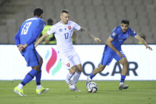 Futbal (Liga národov): Azerbajdžan - Slovensko