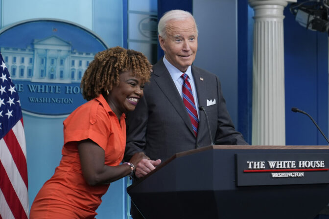 Karine Jean Pierre, Joe Biden