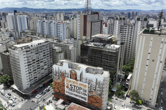 Mural v Sao Paulo