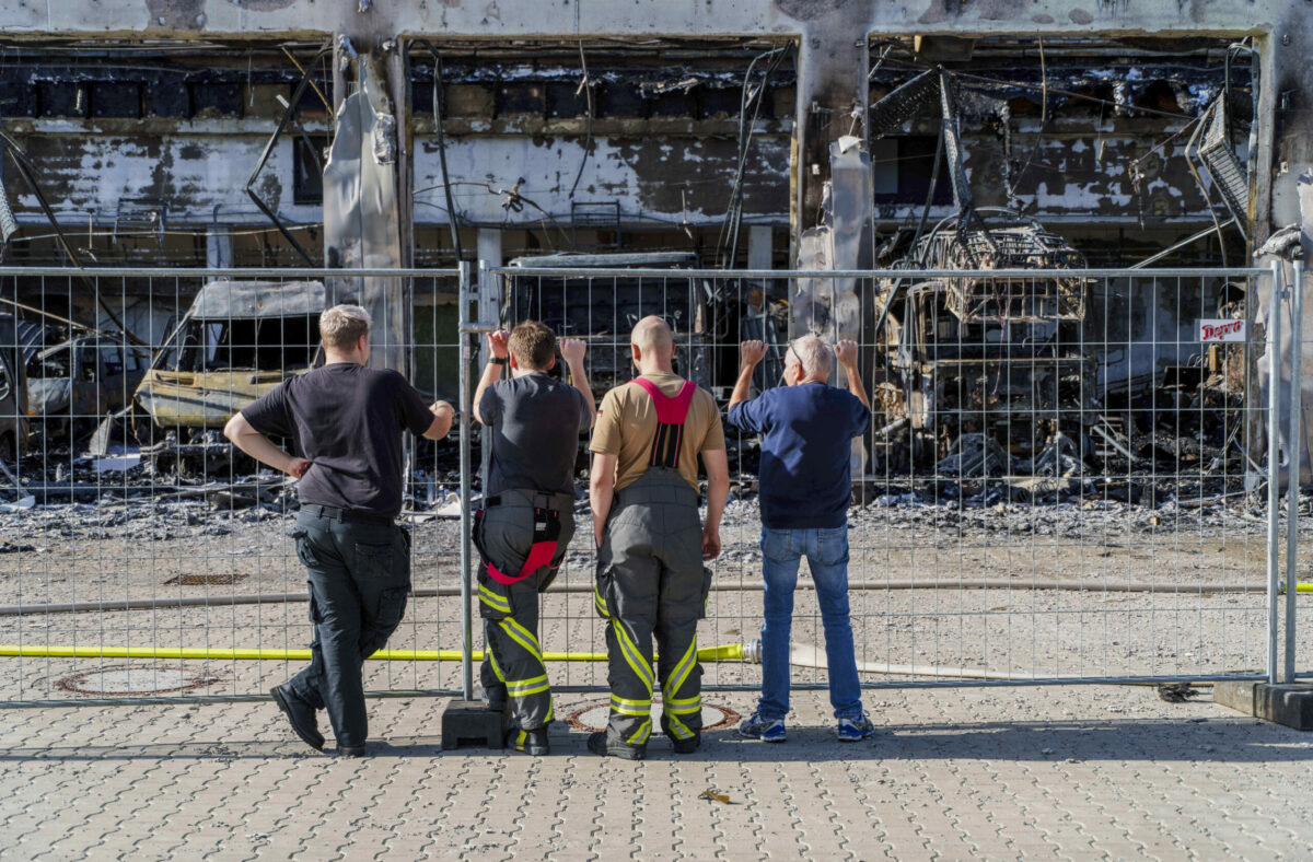 Požiar v hasičskej stanici v meste Stadtallendorf v nemeckej spolkovej krajine Hesensko.