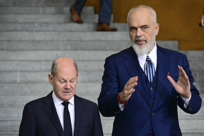 Olaf Scholz, Edi Rama