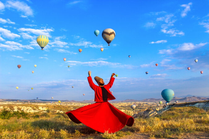 Whirling Dervish in Cappadocia