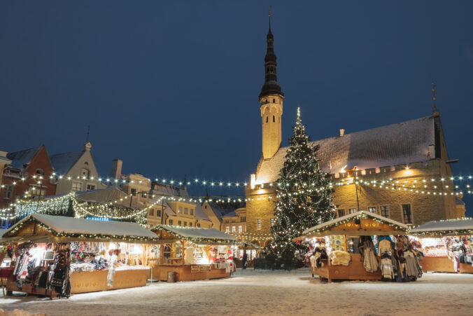 Christmas market in Tallinn, Estonia