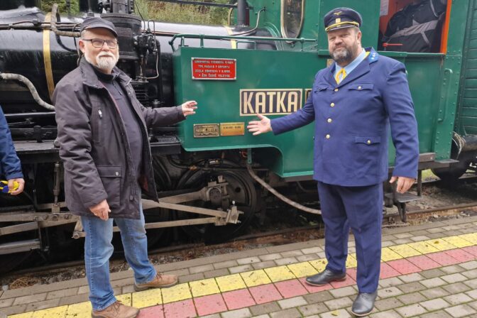 DETSKÁ ŽELEZNICA: Návšteva vnuka konštruktéra lokomotívy