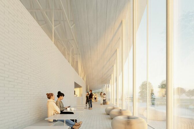 Bývalý supermarket sa premení na múzeum papierového umenia, ktoré pripomína list papiera