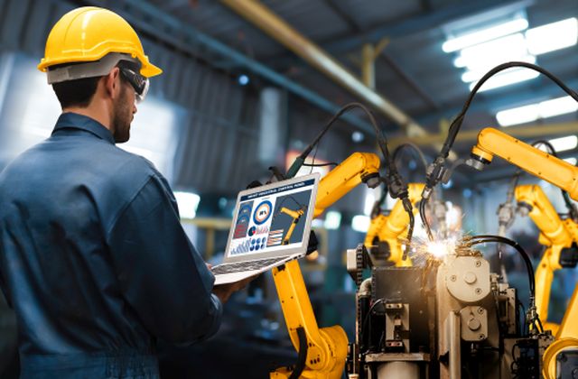 Smart, technológie, výroba, robot