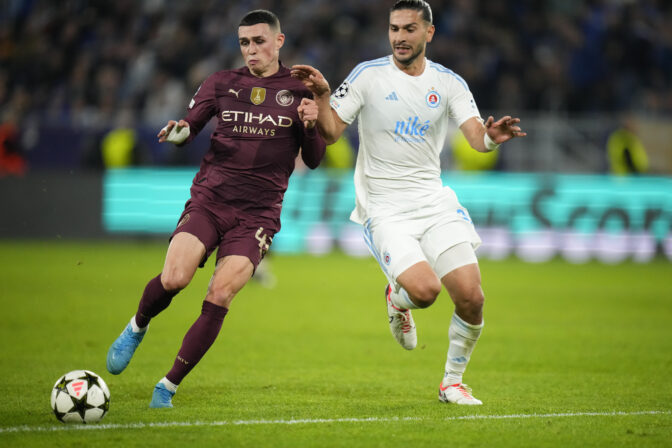 Futbal (Liga majstrov): Slovan Bratislava - Manchester City