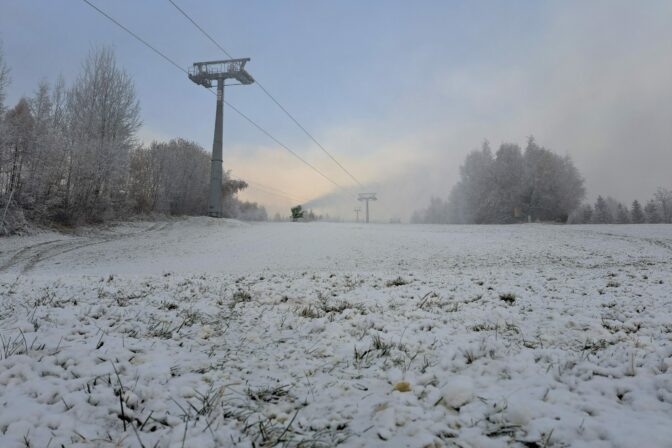 VYSOKÉ TATRY: Prvý sneh a zasnežovanie