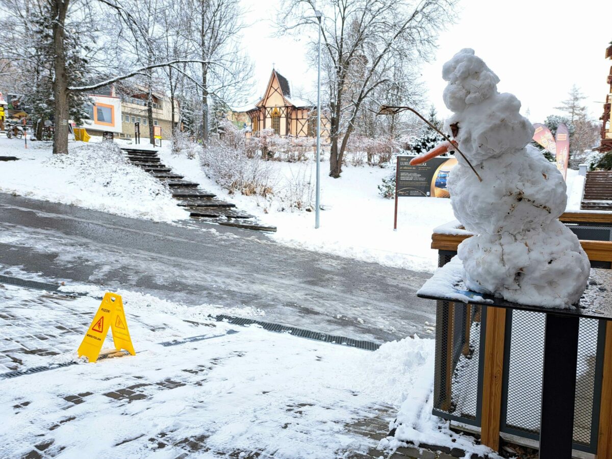 POČASIE: Prvý sneh v Starom Smokovci