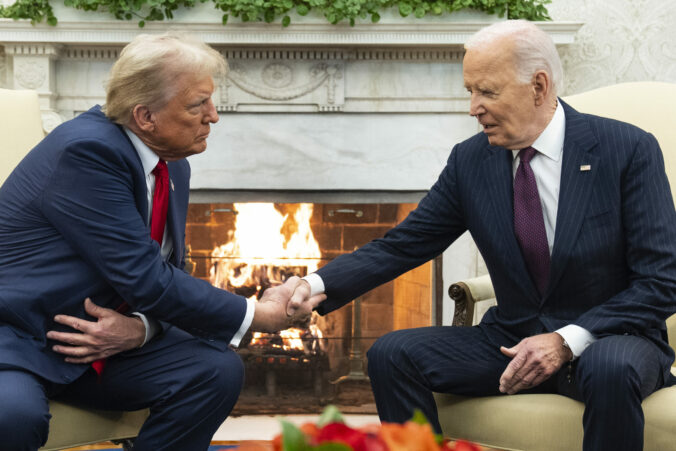 Joe Biden a Donald Trump