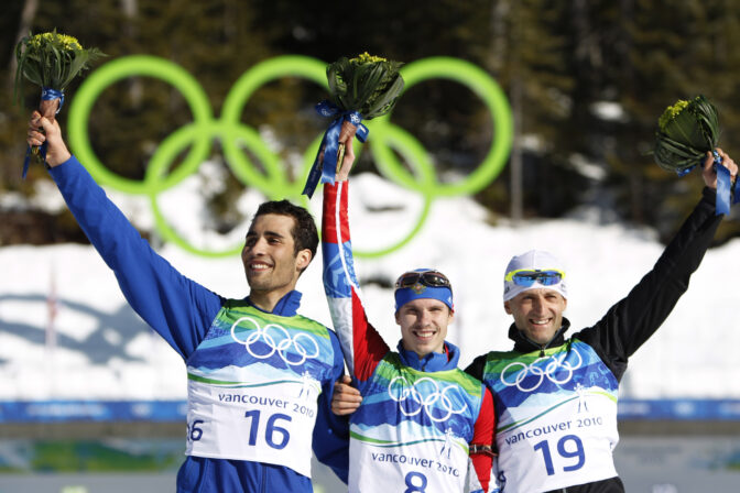 Pavol Hurajt Jevgenij Usťugov Martin Fourcade