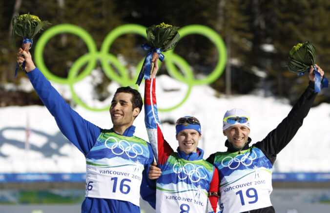 Pavol Hurajt Jevgenij Usťugov Martin Fourcade