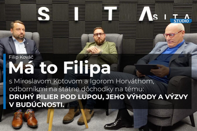 Rozhovor Má to Filipa, Miroslav Kotov, Igor Horváth, druhý dôchodkový pilier.