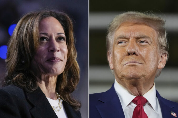 Kamala Harrisová a Donald Trump.