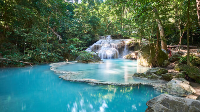 Waterfall at Erawan Park