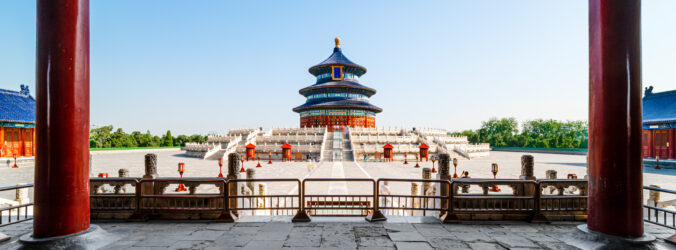 Wonderful and amazing temple - Temple of Heaven in Beijing, China.