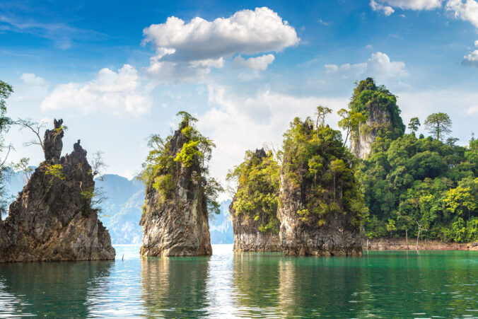 Cheow Lan lake in Thailand