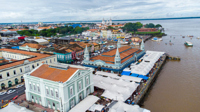 Famous Ver o Peso Market and the Fish Market in Belém, Para