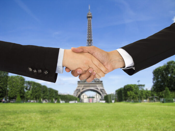 Closing a deal in Paris